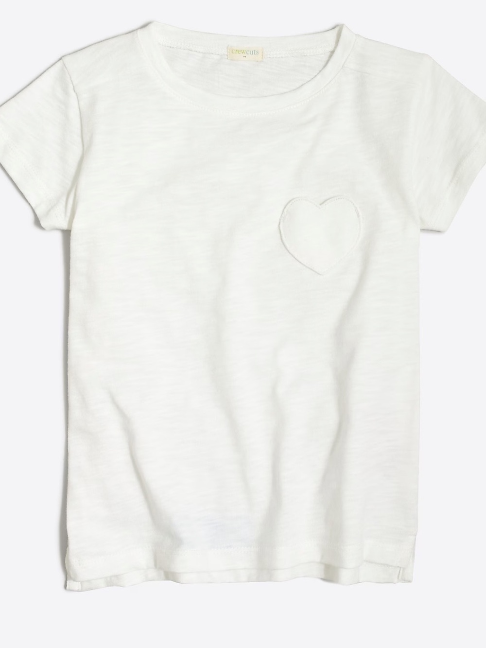 J Crew Crewcuts Heart Pocket Tee 6/7